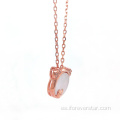 Valentine's Day Gift I Love You Rose Gold Women's Necklace